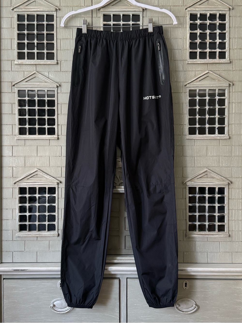 Hotsuit Womens Black Sauna Sweatpants for Weight Loss - Size M